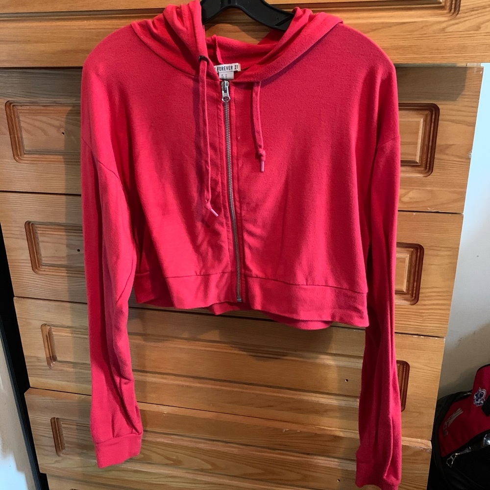Forever 21 active wear cropped sweater